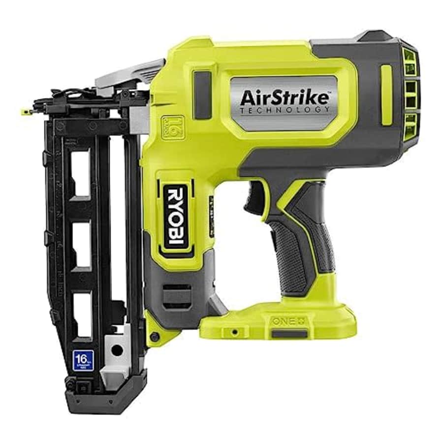 RYOBI ONE+ 18V 16-Gauge Cordless AirStrike Finish Nailer (Tool Only) for $175