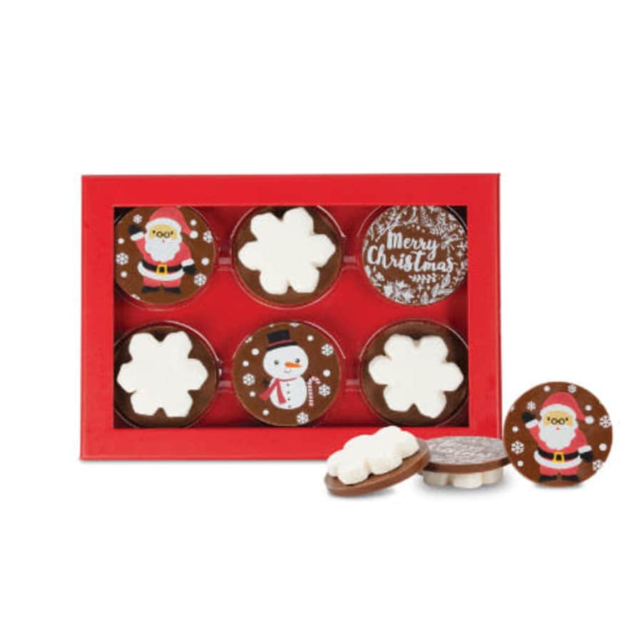 Chocolate Works Meltaway Hot Cocoa Toppers and Chocolate Covered Cream Filled Cookies: 70% off