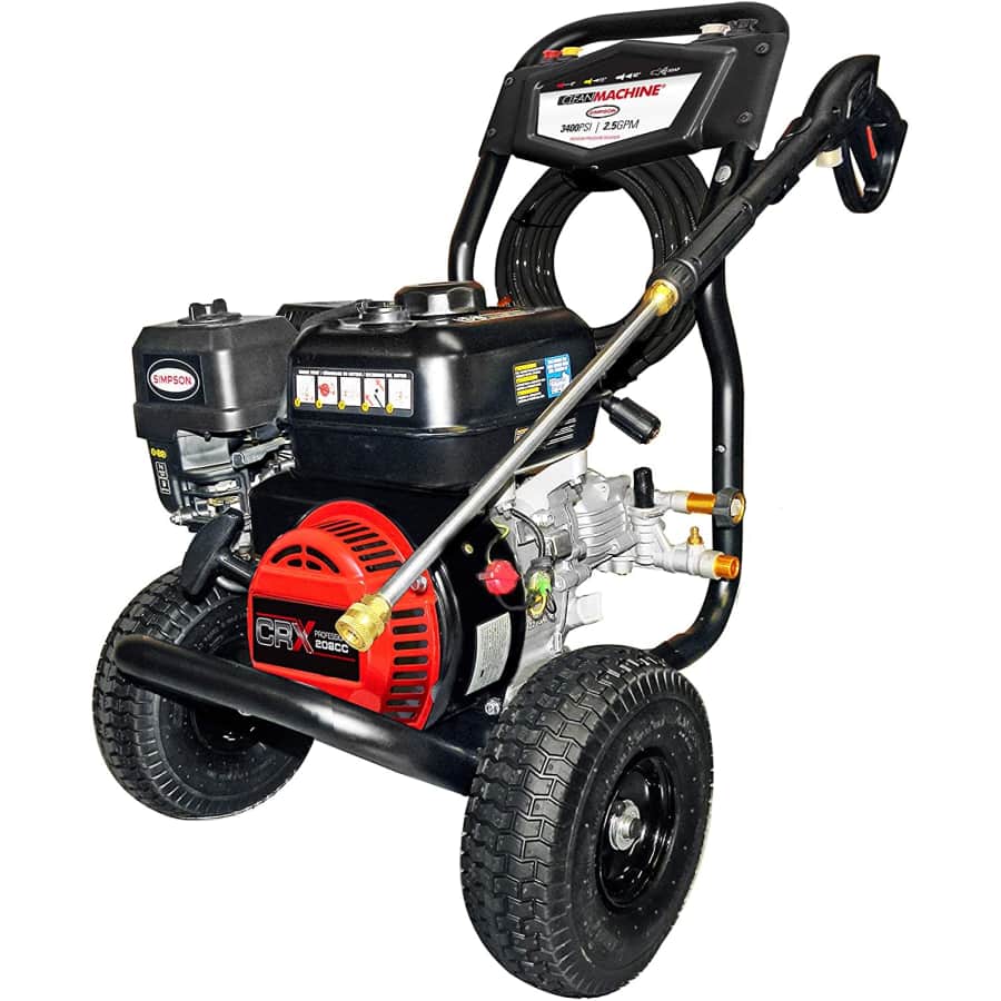 Simpson 3400 PSI Gas Pressure Washer: $379 Simpson 3400 PSI Gas Pressure Washer: $379