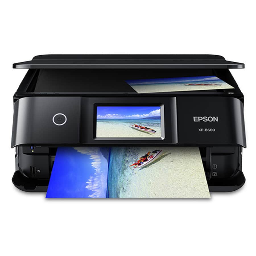 Epson Expression Photo XP-8600 Small-in-One Printer for $200