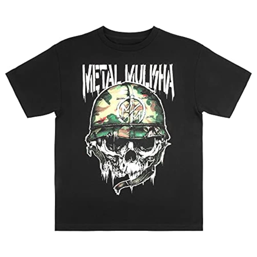 Metal Mulisha Men's War Torn T-Shirt, Black, Small for $22