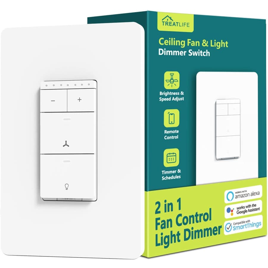 Treatlife Smart Fan Control and Light Dimmer Switch for $40 Treatlife Smart Fan Control and Light Dimmer Switch for $40