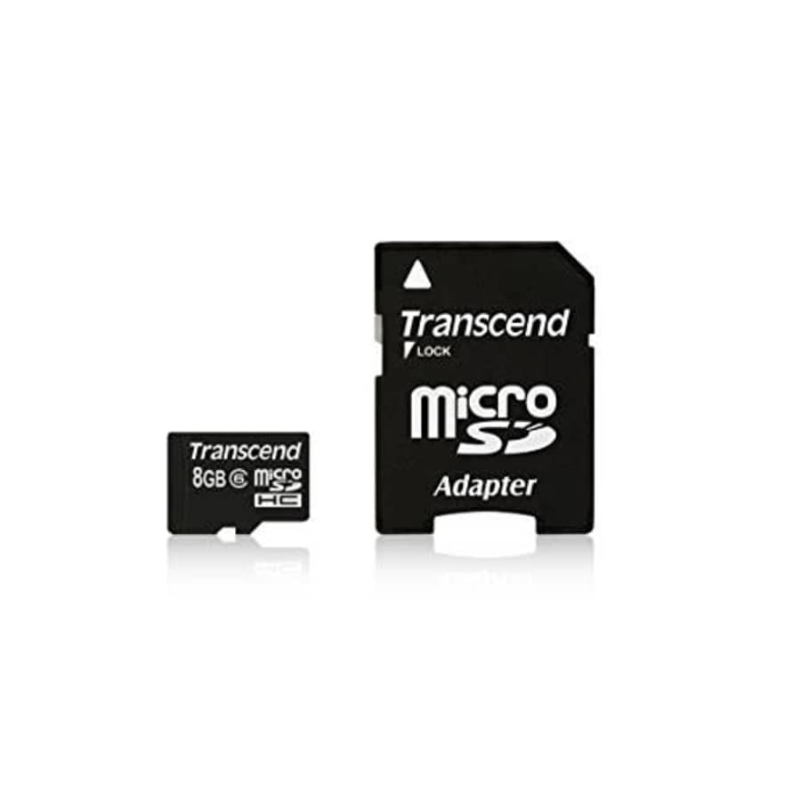 Transcend 8 GB microSDHC Flash Memory Card TS8GUSDHC6 for $39