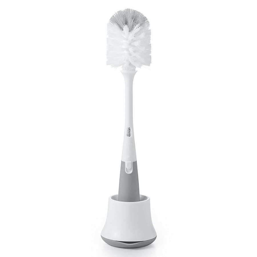 OXO Tot Bottle Brush with Nipple Cleaner and Stand for $5 OXO Tot Bottle Brush with Nipple Cleaner and Stand for $5