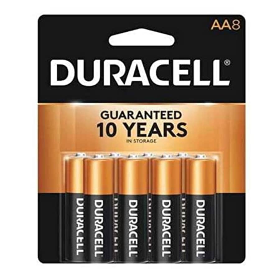Duracell: Coppertop Alkaline Batteries, AA, 8/pack -:- Sold as 2 Packs of - 8 - / - Total of 16 for $19