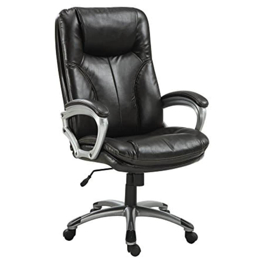 Serta Executive Big and Tall Office Chair, Ergonomic Computer Chair with Layered Body Pillows, for $185 Serta Executive Big and Tall Office Chair, Ergonomic Computer Chair with Layered Body Pillows, for $185