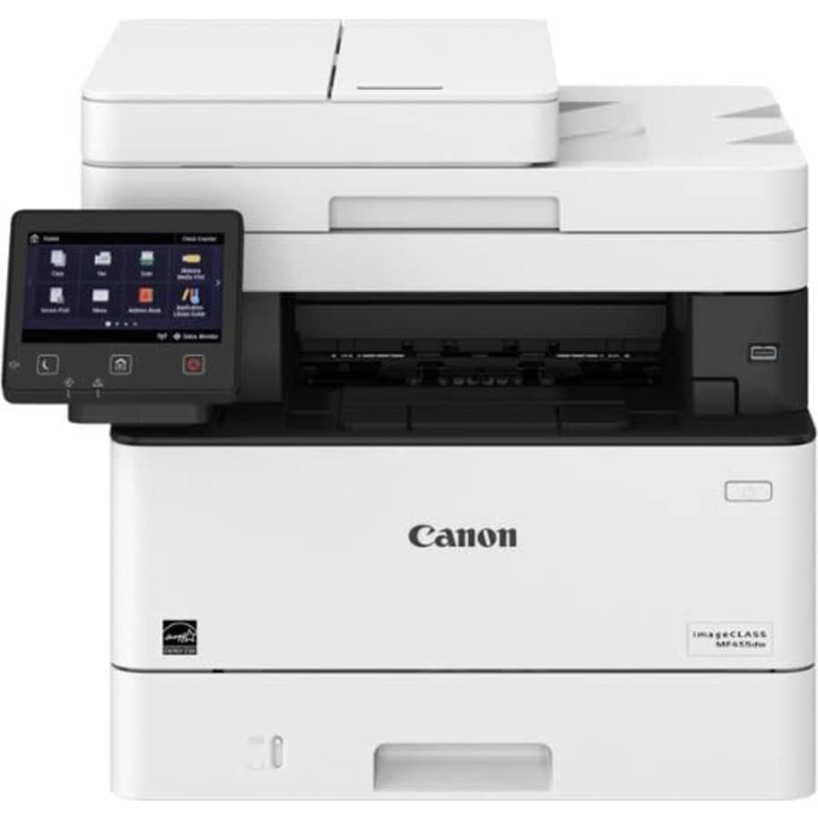 Canon imageCLASS MF455dw Wireless Black-and-White All-In-One Laser Printer: $219 Canon imageCLASS MF455dw Wireless Black-and-White All-In-One Laser Printer: $219