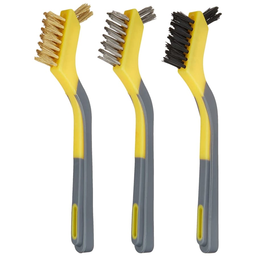 Amazon Basics Stainless Steel Mini Brushes 3-Pack for $9