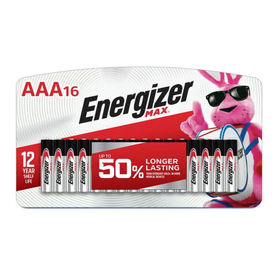 Energizer Max AAA 16-Pack for $11
