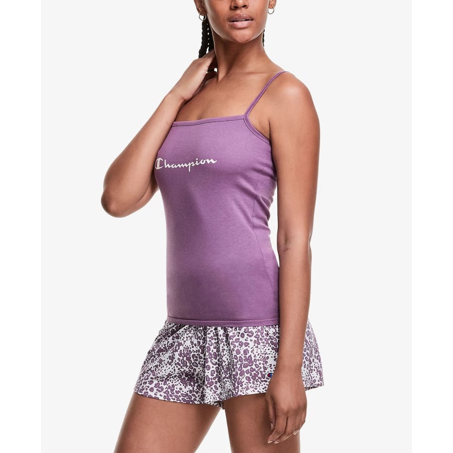 Champion Women's Cami & Shorts Lounge Pajama Set for $14 Champion Women's Cami & Shorts Lounge Pajama Set for $14