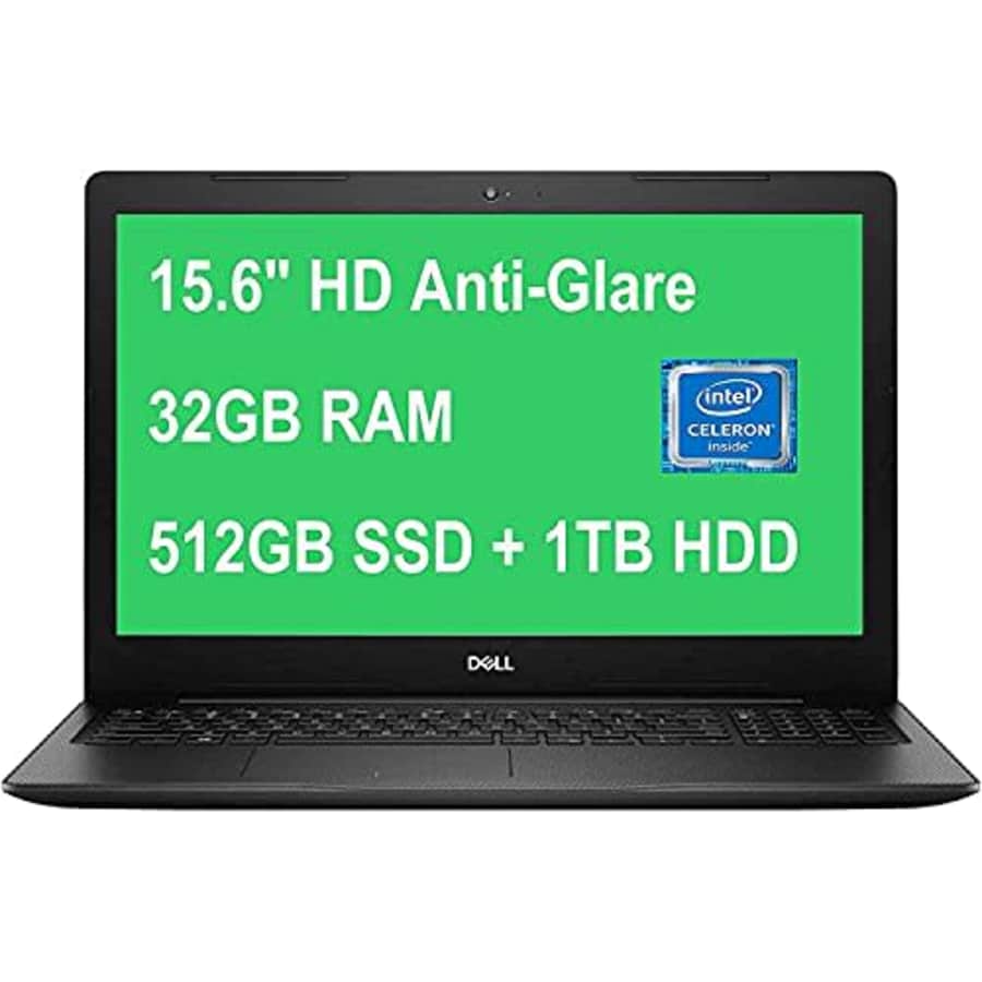 Dell Inspiron 15 3000 Laptop | 15.6 inch HD LED Backlit Display | Intel Core Celeron 4205U | UHD for $580