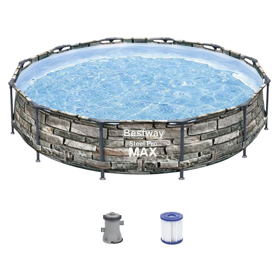 Bestway 12-Foot x 30" Steel Pro Max Round Above Ground Pool for $133 Bestway 12-Foot x 30" Steel Pro Max Round Above Ground Pool for $133