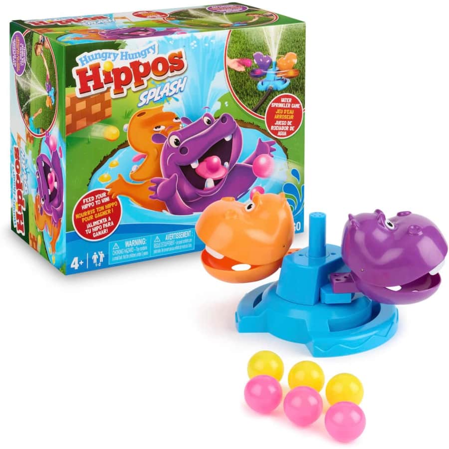 Hasbro Hungry Hungry Hippos Splash Sprinkler Toy for $6 Hasbro Hungry Hungry Hippos Splash Sprinkler Toy for $6