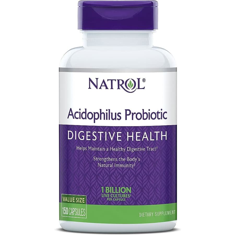 Natrol Acidophilus Probiotic 100mg 150-Count for $2.79 via Sub. & Save Natrol Acidophilus Probiotic 100mg 150-Count for $2.79 via Sub. & Save