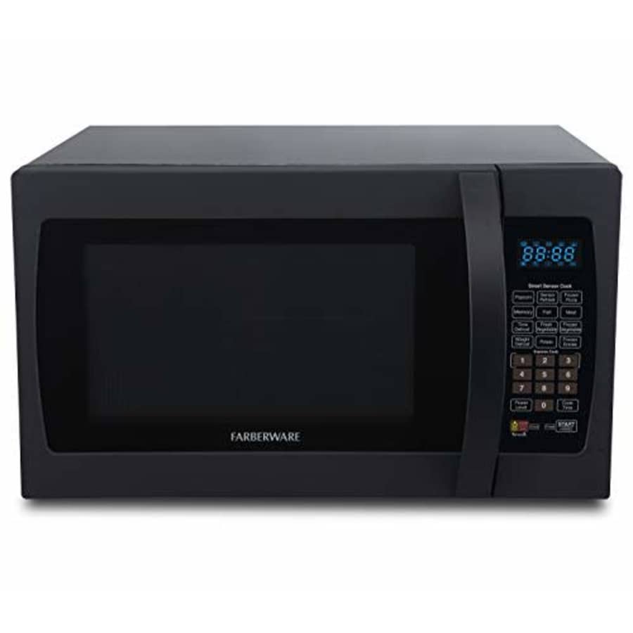 Farberware Professional FMO13AHTBKF 1.3 Cu. Ft. 1100-Watt Microwave Oven with Smart Sensor Cooking, for $200 Farberware Professional FMO13AHTBKF 1.3 Cu. Ft. 1100-Watt Microwave Oven with Smart Sensor Cooking, for $200