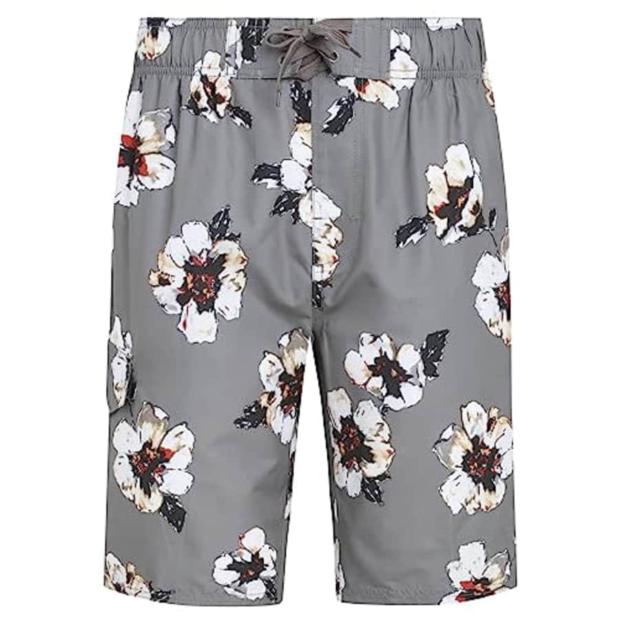 Kanu Surf Men's Standard Iconic Swim Trunks (Regular & Extended Sizes), Antigua Charcoal for $24 Kanu Surf Men's Standard Iconic Swim Trunks (Regular & Extended Sizes), Antigua Charcoal for $24