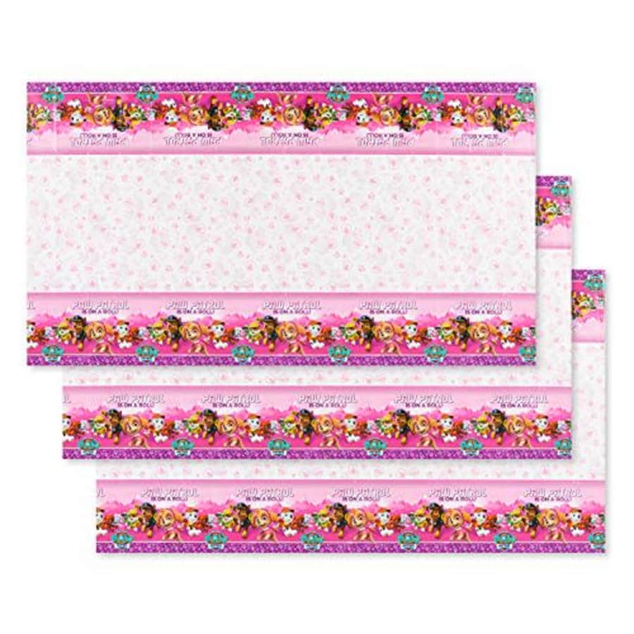 American Greetings Plastic Table Covers for Arts & Crafts, Pink Paw Patrol Party Supplies (3-Count) for $20 American Greetings Plastic Table Covers for Arts & Crafts, Pink Paw Patrol Party Supplies (3-Count) for $20