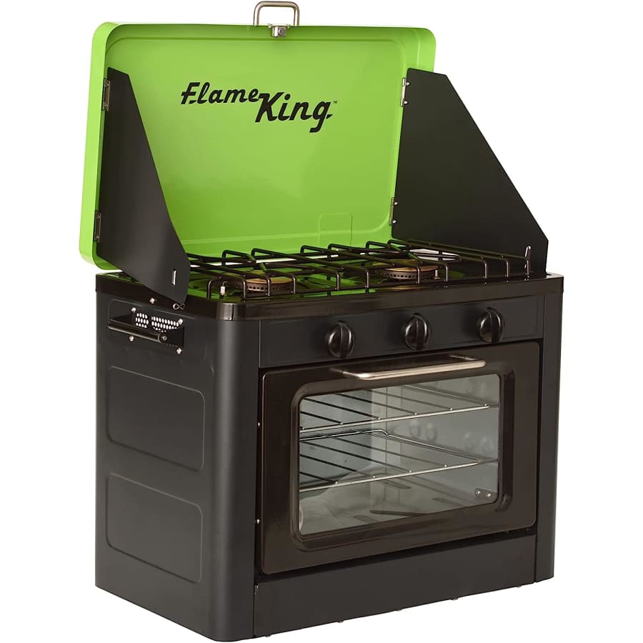 Flame King Portable Outdoor Propane Oven & Stove Combo for $271 Flame King Portable Outdoor Propane Oven & Stove Combo for $271