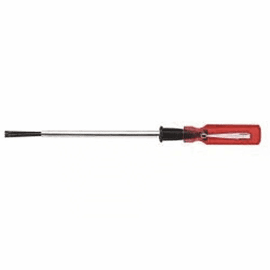 Klein Tools K28 3/16-Inch Slotted Screw Holding Flat Head Screwdriver with 8-Inch Round Shank and for $16