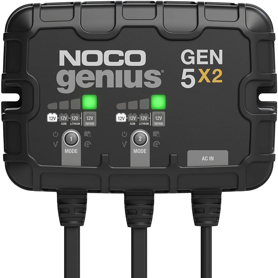 NOCO Genius GENX2 Automatic Marine Battery Charger for $140 NOCO Genius GENX2 Automatic Marine Battery Charger for $140