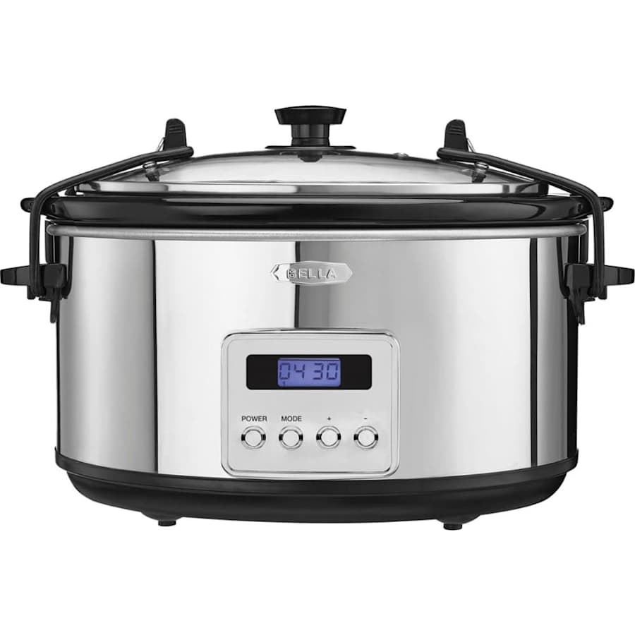 Bella 5-Quart Steel Slow Cooker for $20 Bella 5-Quart Steel Slow Cooker for $20
