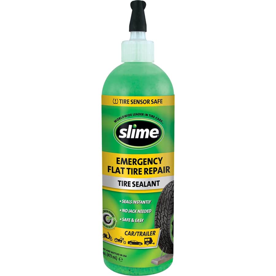 Slime Flat Tire Puncture Repair Sealant 16-oz. Bottle for $10