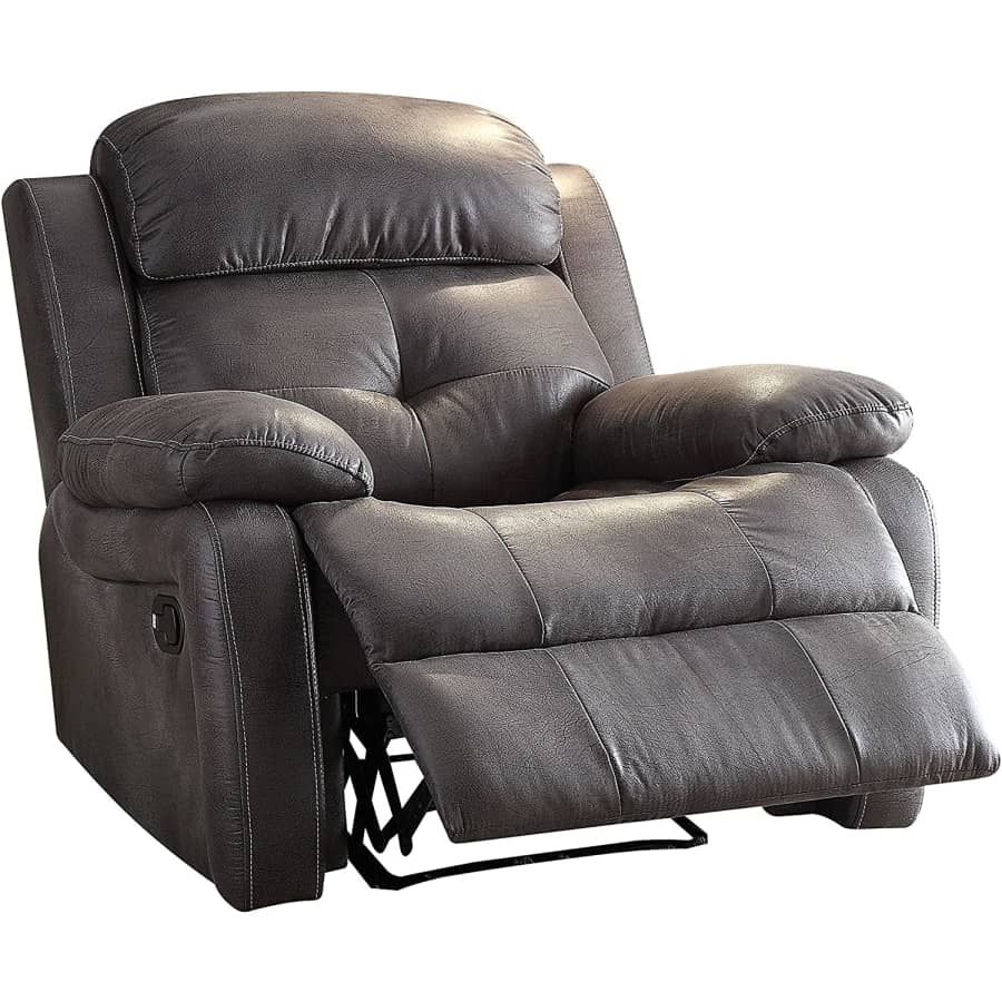 Acme Furniture Ashe Microfiber Recliner for $329 Acme Furniture Ashe Microfiber Recliner for $329