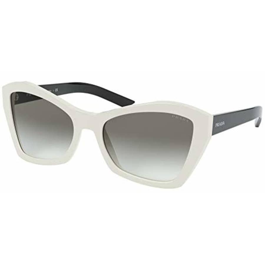 Prada PR07XS 7S30A7 Ivory PR07XS Butterfly Sunglasses Lens Category 2 Size 55mm for $196