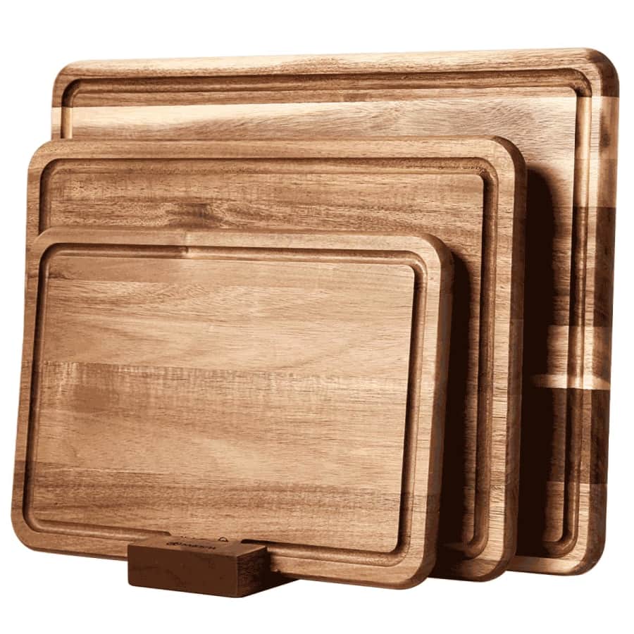 Yusotan Acacia Wood Cutting Board 3-Pack for $37 Yusotan Acacia Wood Cutting Board 3-Pack for $37