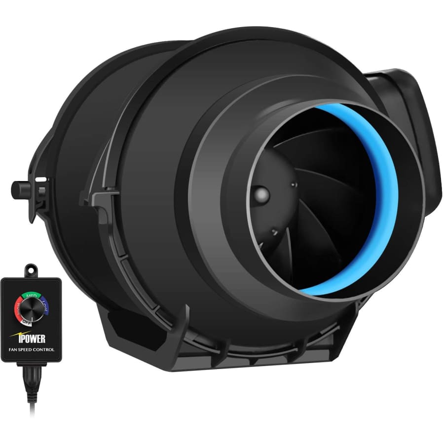iPower 4" Inline Duct Fan w/ Variable Speed Controller for $50 iPower 4" Inline Duct Fan w/ Variable Speed Controller for $50