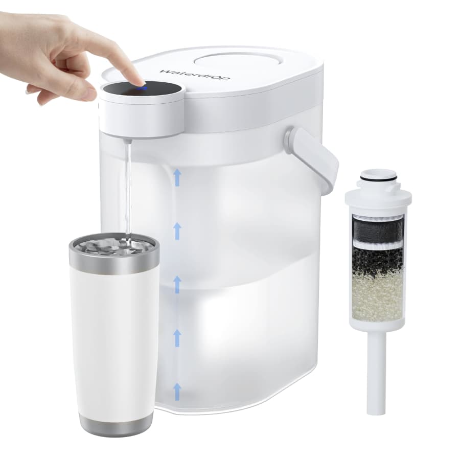 Waterdrop FreshTaste Electric Water Filter Pitcher for $28 Waterdrop FreshTaste Electric Water Filter Pitcher for $28
