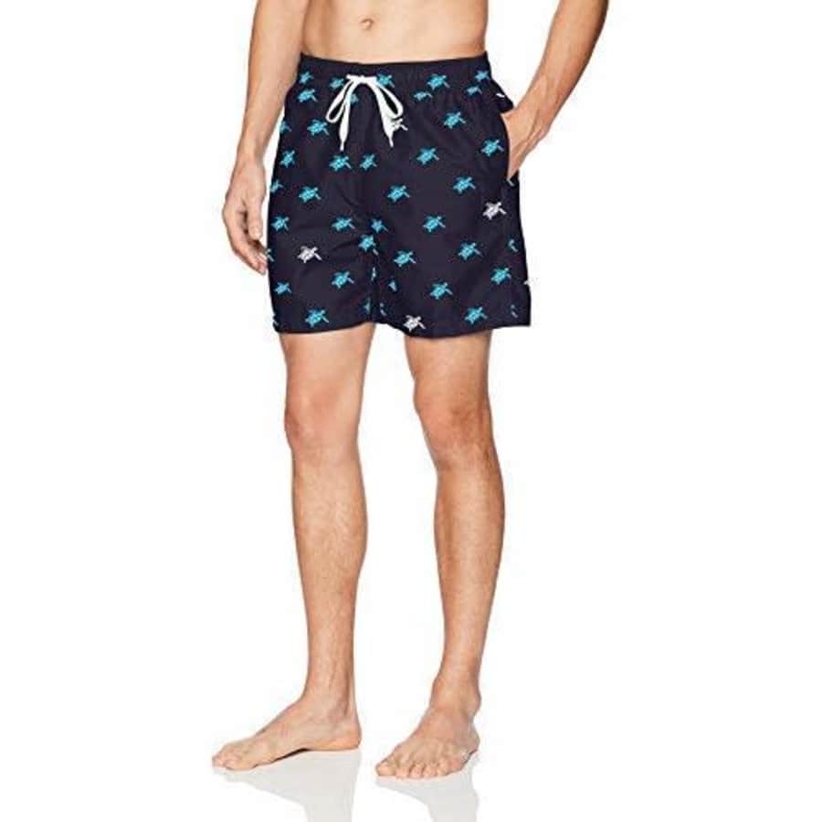 Kanu Surf Men's South Beach Quick Dry Volley Swim Trunks, Terrapin Navy, Small for $18