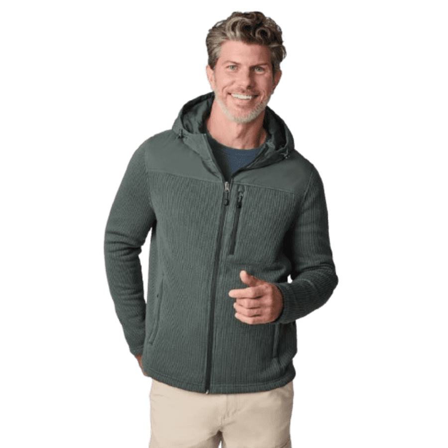 Free Country Men's Cable Fleece Brisk Jacket for $38