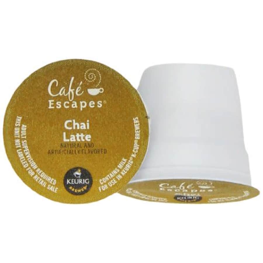 Keurig Cafe Escapes Chai Latte K-Cups 12 Pack. for $16