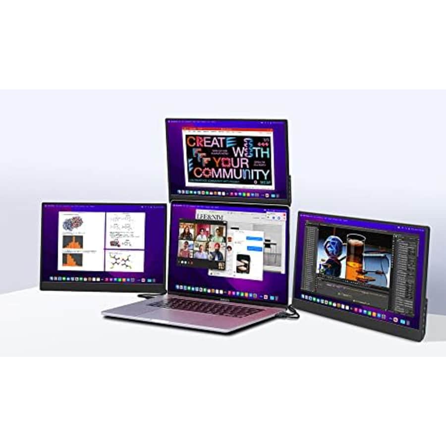 Gechic M161H 16.1"1080P Portable Monitor Rear Port Laptop/Macbook,HDMI USB-C Industrial Frameless for $180