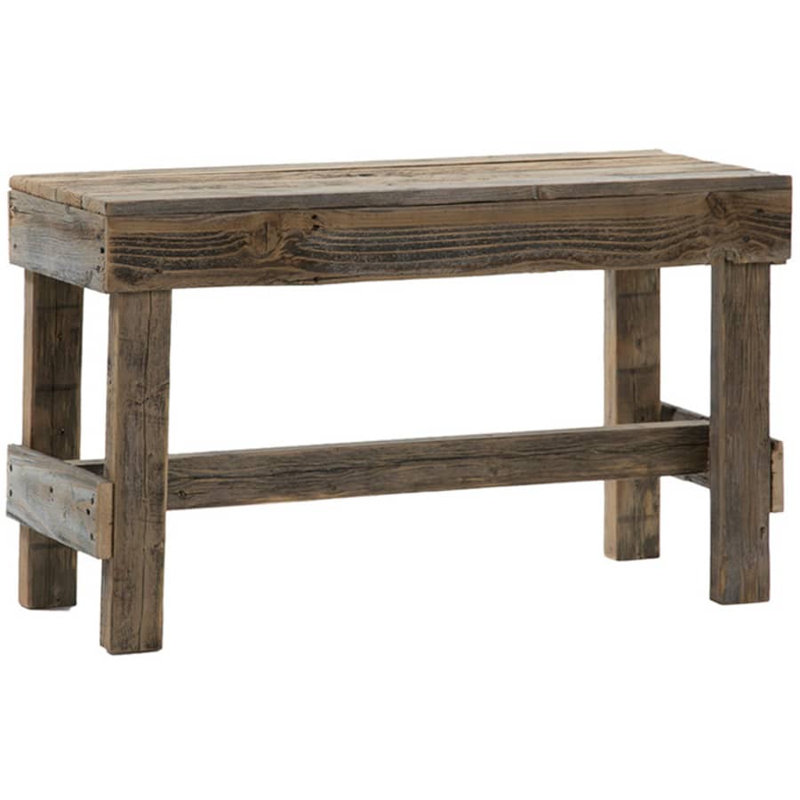 Del Hutson Designs Barnwood 34" Reclaimed Wood Bench for $50 Del Hutson Designs Barnwood 34" Reclaimed Wood Bench for $50