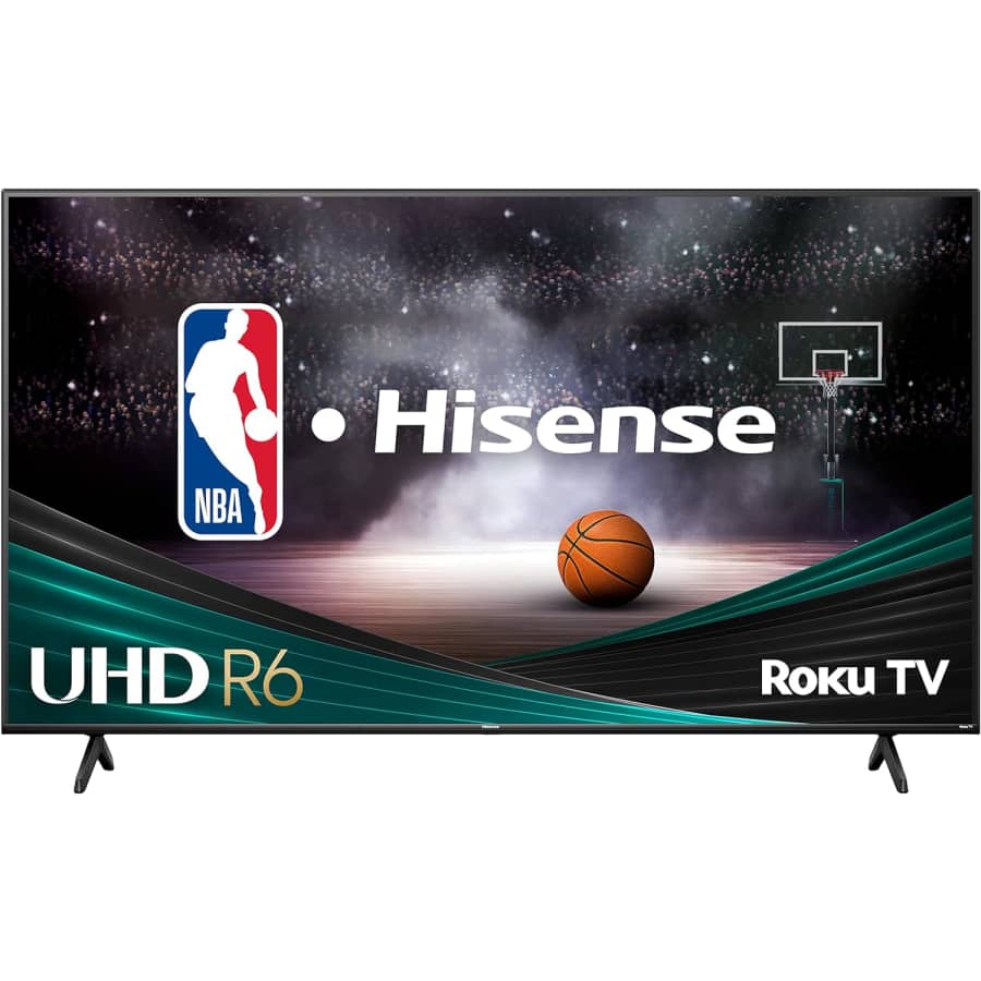 Hisense R6 Series 50R6G 50" 4K HDR LED UHD Smart Roku TV for $250 Hisense R6 Series 50R6G 50" 4K HDR LED UHD Smart Roku TV for $250