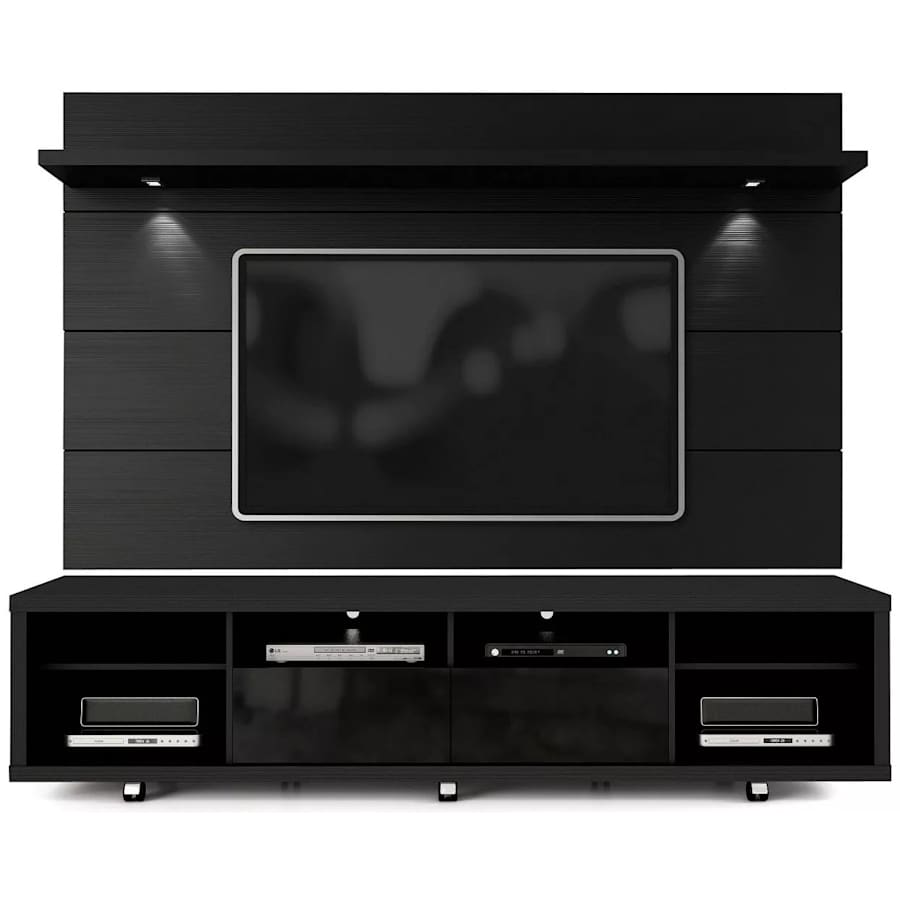 Manhattan Comfort Cabrini 2.2 86" Wall Panel and TV Stand Combo for $541