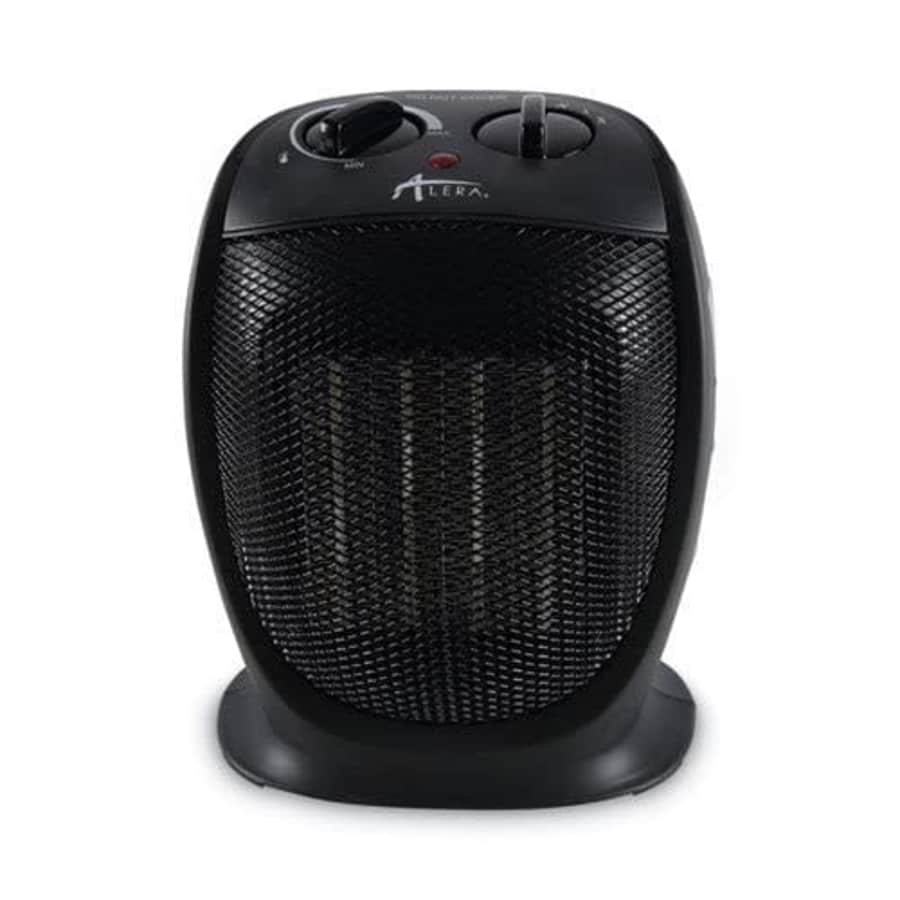 Alera HECH09 Ceramic Heater, 7 1/8-Inch w X 5 7/8-Inch d X 8 3/4-Inch h, Black for $45 Alera HECH09 Ceramic Heater, 7 1/8-Inch w X 5 7/8-Inch d X 8 3/4-Inch h, Black for $45