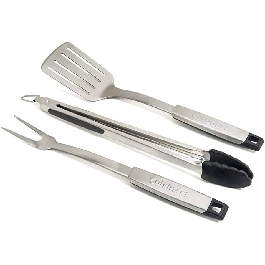Cuisinart 3-Piece Professional Grill Tool Set for $15