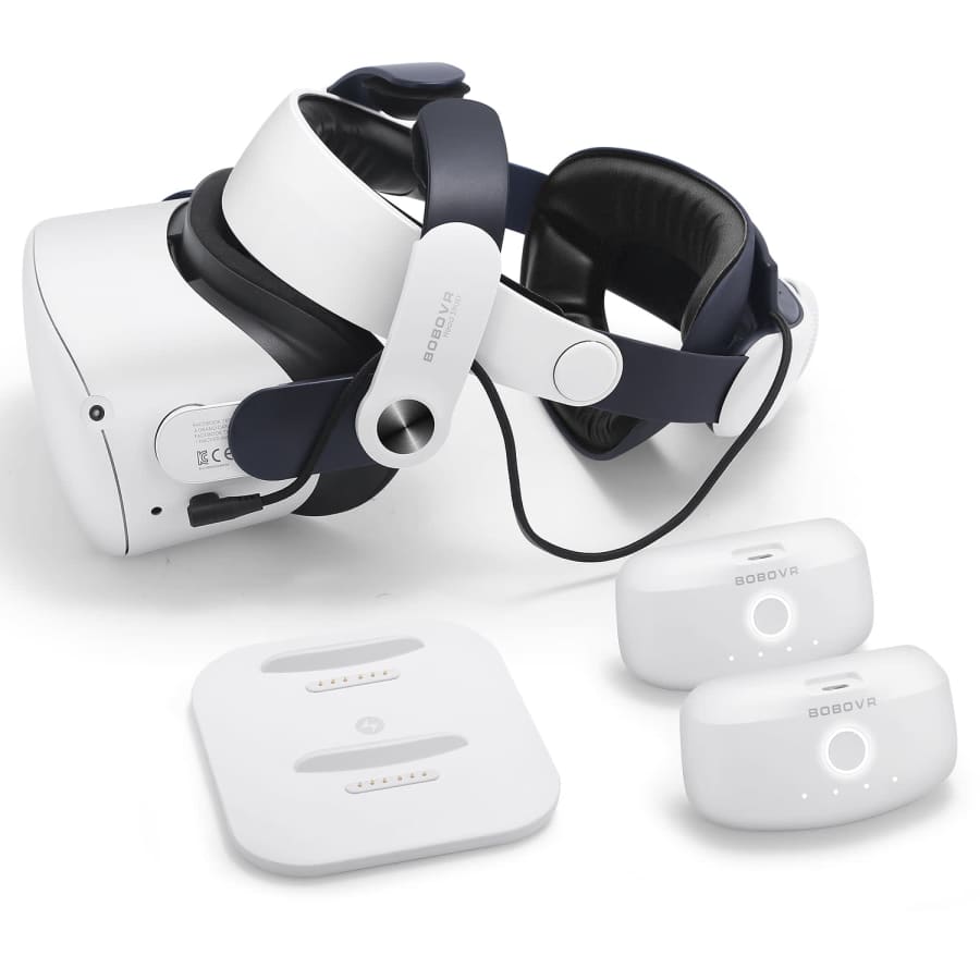 BoboVR M2 Plus Twin Battery Halo Strap for Oculus Meta Quest 2 for $80 BoboVR M2 Plus Twin Battery Halo Strap for Oculus Meta Quest 2 for $80