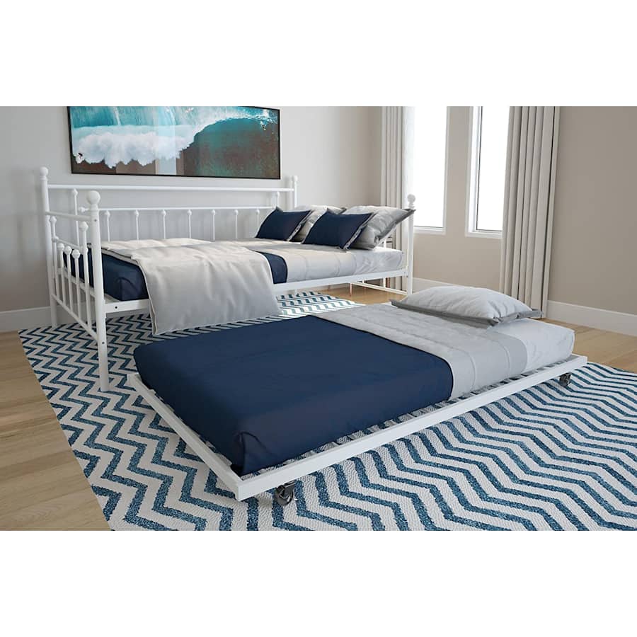DHP Metal Full Size Daybed w/ Twin Size Trundle for $182 DHP Metal Full Size Daybed w/ Twin Size Trundle for $182