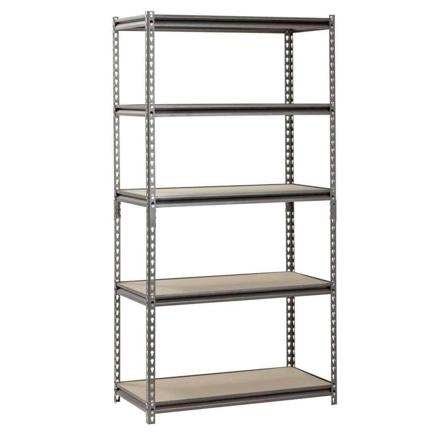 Muscle Rack Silver Vein 72" 5-Shelf Steel Shelving for $89