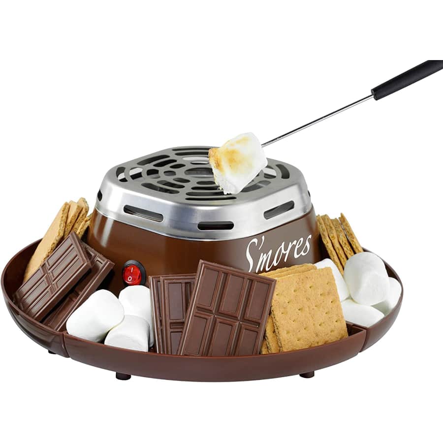 Nostalgia Tabletop Indoor Electric S'mores Maker for $24 Nostalgia Tabletop Indoor Electric S'mores Maker for $24