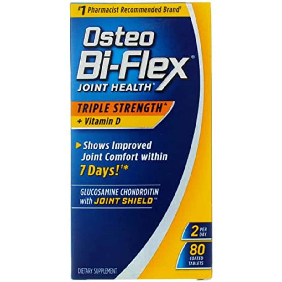 Osteo Bi-Flex Triple Strength + Vitamin D, Coated Tablets, 80 Count for $42 Osteo Bi-Flex Triple Strength + Vitamin D, Coated Tablets, 80 Count for $42