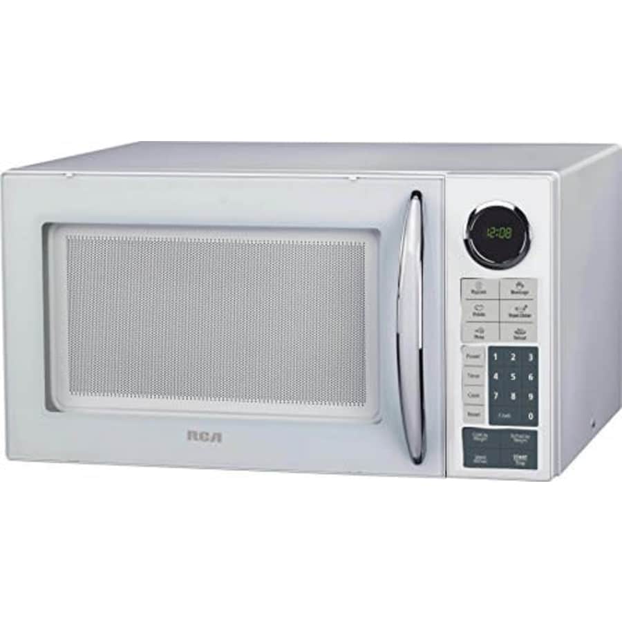 RCA 0.9 Cubic Feet Microwave Oven, White for $100 RCA 0.9 Cubic Feet Microwave Oven, White for $100