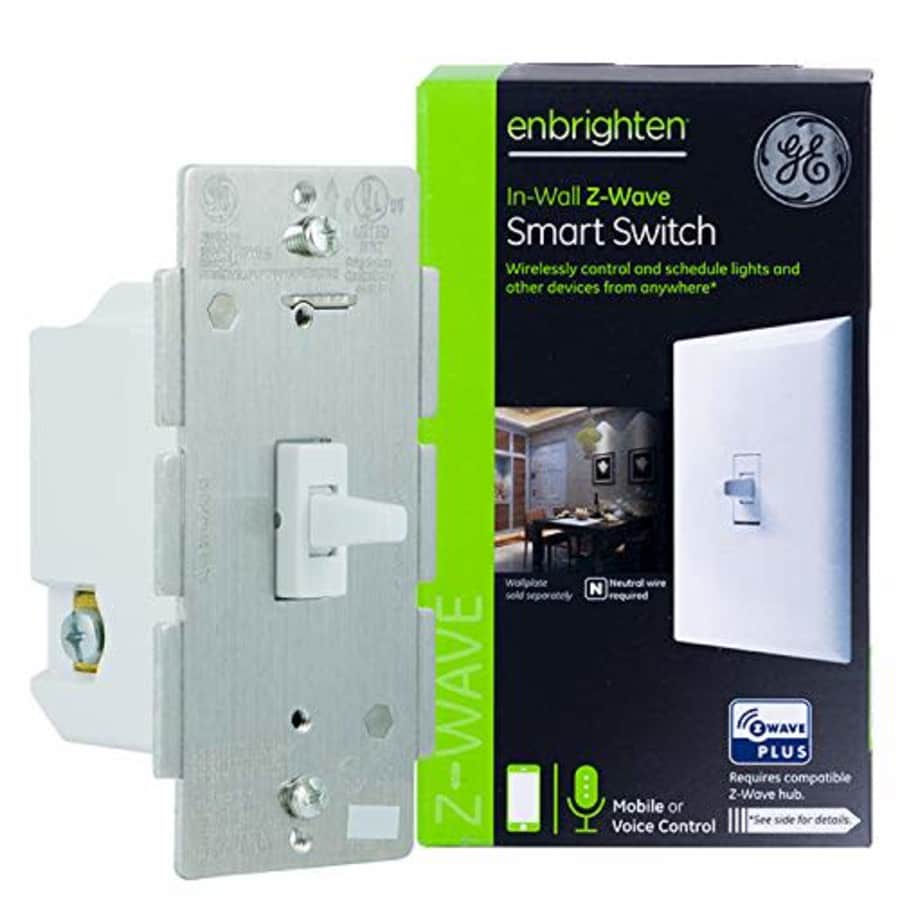 GE Enbrighten Z-Wave Plus Smart Light Switch, Works with Alexa, Google Assistant, 3-Way Compatible, for $75