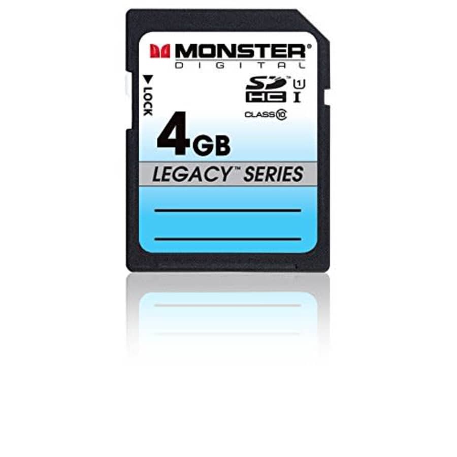 Monster Digital SDHC Full Size SD Memory Card Legacy Series (SDFSA-0004-L) for $6
