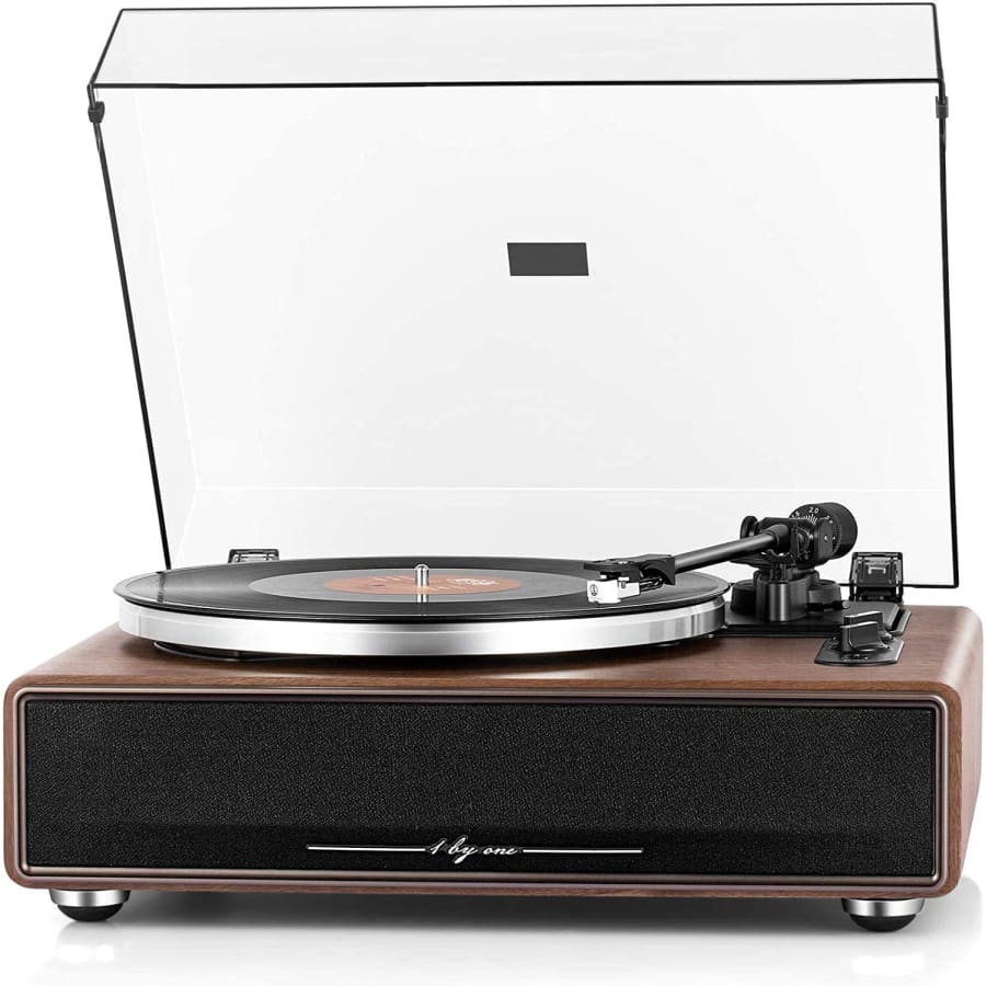 1 by One High Fidelity Belt Drive Turntable for $200