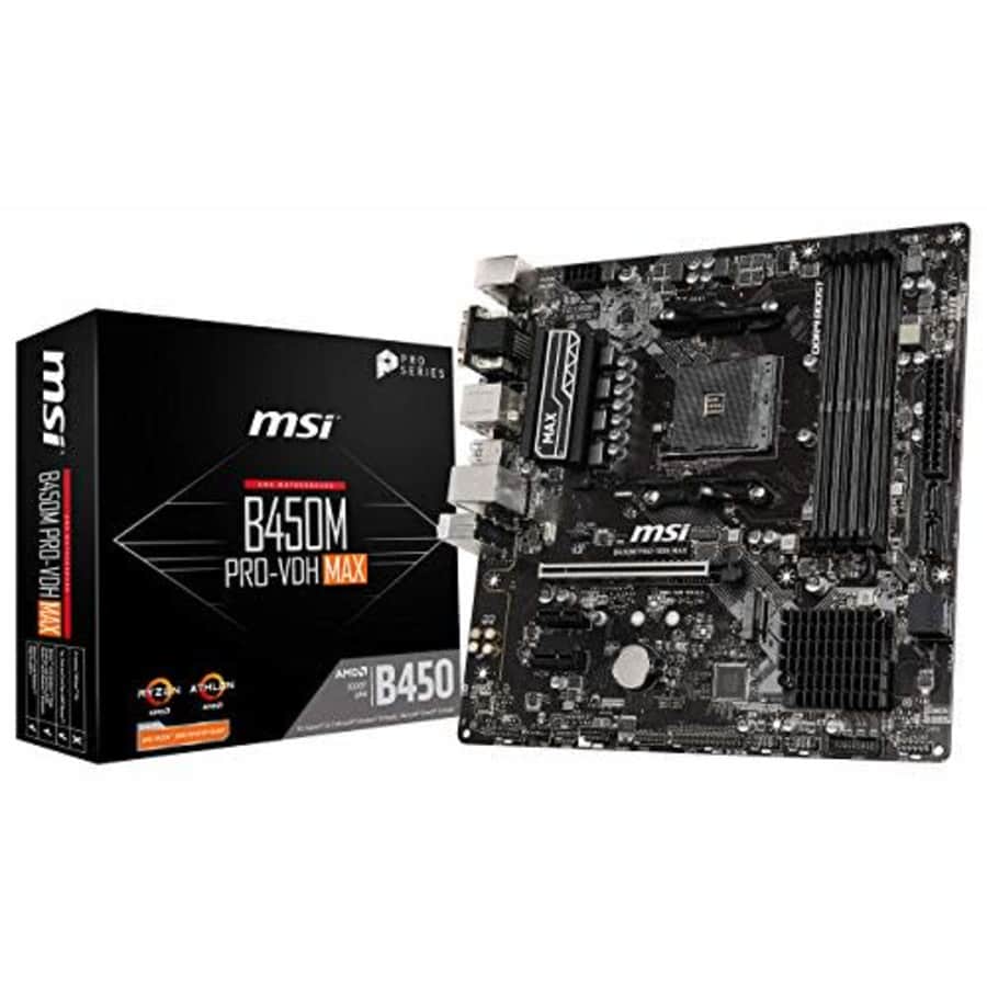 MSI ProSeries AMD Ryzen 2ND and 3rd Gen AM4 M.2 USB 3 DDR4 D-Sub DVI HDMI Micro-ATX Motherboard for $93 MSI ProSeries AMD Ryzen 2ND and 3rd Gen AM4 M.2 USB 3 DDR4 D-Sub DVI HDMI Micro-ATX Motherboard for $93